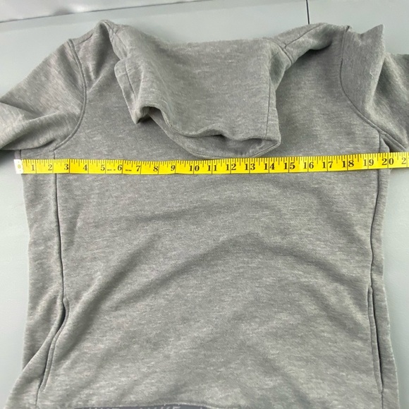 NIKE dri fit gray athletic athleisure sweatshirt with pockets womens size medium - Picture 8 of 10